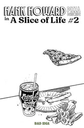 BAD IDEA Comic Books HANK HOWARD PIZZA DETECTIVE A SLICE OF LIFE #2 (OF 2) CVR C DAVID LAPHAM PIZZA SKETCH VAR 85001727743400231 0426BD0531