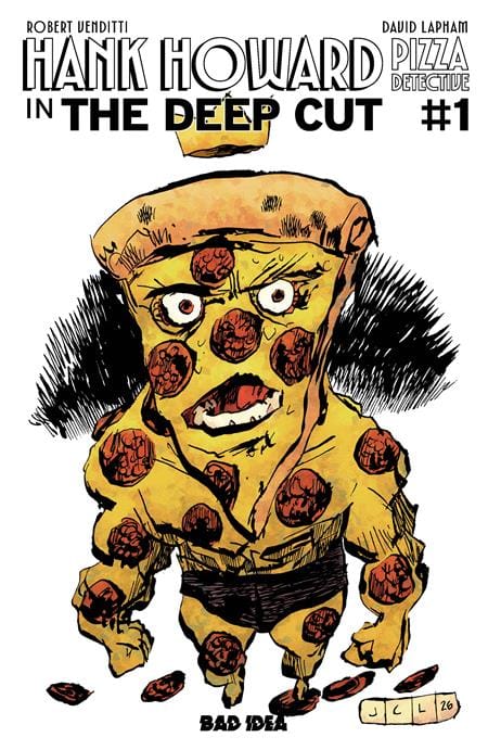 HANK HOWARD PIZZA DETECTIVE THE DEEP CUT #1 (ONE SHOT) CVR C PIZZA BY JESSE LONERGAN VAR (Release Date: 12/02/2026)