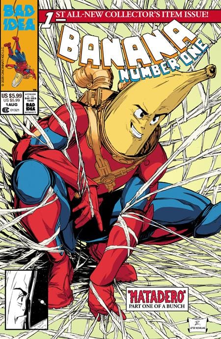 BAD IDEA Comic Books > Incentives BANANA NUMBER ONE #1 (ONE SHOT) CVR F INC 1:20 RAYMOND GAY HOMAGE VAR 85001727749601061 0526BD0579