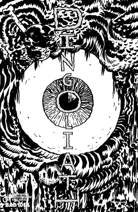 BAD IDEA Comic Books > Incentives DINGOLIATH #1 (ONE SHOT) CVR G INC 1:20 MANIX ABRERA BW VAR 85001727748901071 0526BD0589