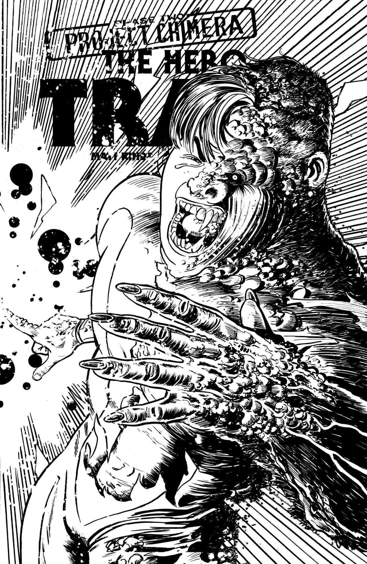 BAD IDEA Comic Books > Incentives HERO TRADE PROJECT CHIMERA #2 (OF 2) CVR C INC 1:20 DAVID LAPHAM BW VAR 85001727731100231 0725BD517