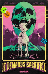 BAD IDEA Comic Books > Incentives IT DEMANDS SACRIFICE #1 (OF 4) CVR F INC 1:20 FLOPS RETRO VAR (Release Date: 09/23/2026) 85001727754001061 0726BD0658