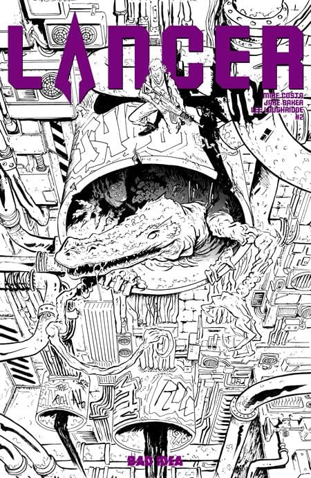 LANCER #2 (OF 4) CVR D INC 1:20 JAKE BAKER B&W VAR (Release Date: 09/23/2026)