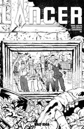 BAD IDEA Comic Books > Incentives LANCER #3 (OF 4) CVR D INC 1:20 JAKE BAKER B&W VAR (Release Date: 11/18/2026) 85001727751903041 0926BD0588
