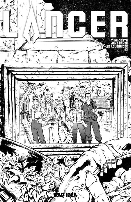 LANCER #3 (OF 4) CVR D INC 1:20 JAKE BAKER B&W VAR (Release Date: 11/18/2026)