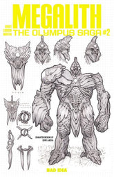 BAD IDEA Comic Books > Incentives OLYMPUS SAGA MEGALITH #2 (OF 4) CVR E INC 1:50 LEWIS LAROSA DESIGN VAR 85001727742702051 0426BD0538