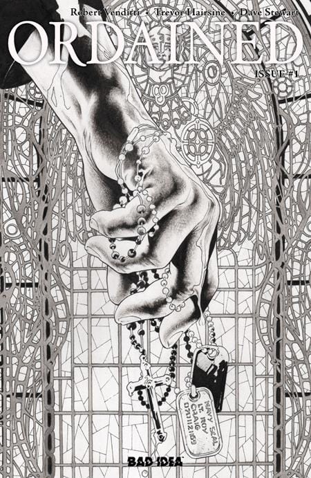 BAD IDEA Comic Books > Incentives ORDAINED #1 (OF 3) THIRD PRINTING CVR B 1:20 ARTURO LOZZI BW VAR 85001727735900123 0126BD0529