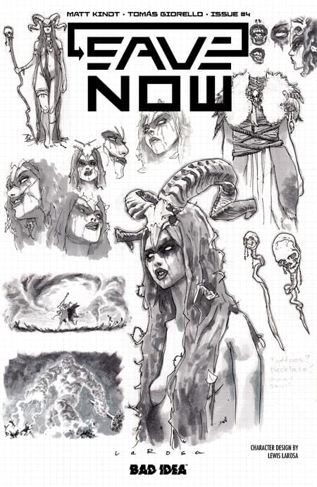 BAD IDEA Comic Books > Incentives SAVE NOW #4 (OF 4) CVR C INC 1:20 LEWIS LAROSA DESIGN VAR (Release Date: 08/26/2026) 85001727734200431 0626BD0595