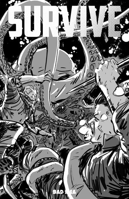 BAD IDEA Comic Books > Incentives SURVIVE #2 (OF 4) CVR D INC 1:50 GABRIEL HARDMAN VAR 85001727733500241 0825BD0558