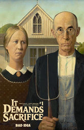 BAD IDEA Comic Books IT DEMANDS SACRIFICE #1 (OF 4) CVR E GRANT WOOD OLD MASTERS VAR (Release Date: 09/23/2026) 85001727754001051 0726BD0657