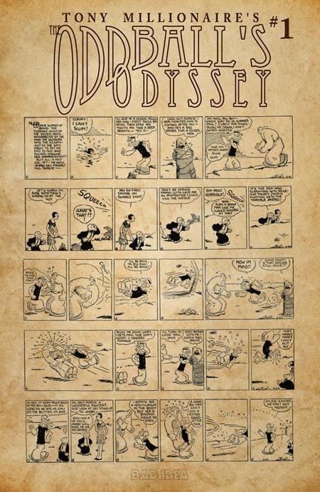 BAD IDEA Comic Books ODDBALLS ODYSSEY #1 (ONE-SHOT) CVR D EC SEGAR OLD MASTERS VAR 85001727739700141 0226BD0555