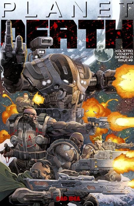 Bad Idea Comic Books > Signed PLANET DEATH #0 (of 4) CVR A TOMAS GIORELLO [SIGNED BY ROBERT VENDITTI] 60214012 TE-0325BD451-SIGNED