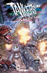 BAD IDEA Comic Books TANKERS VS ANCIENT ALIENS #2 (OF 4) CVR C JUAN JOSE RYP VAR 85001727745802031 0526BD0612