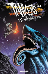 BAD IDEA Comic Books TANKERS VS ANCIENT ALIENS #4 (OF 4) CVR B JOSHUA DERSTINE & JOHN LIVESAY VAR (Release Date: 09/09/2026) 85001727745804021 0726BD0668