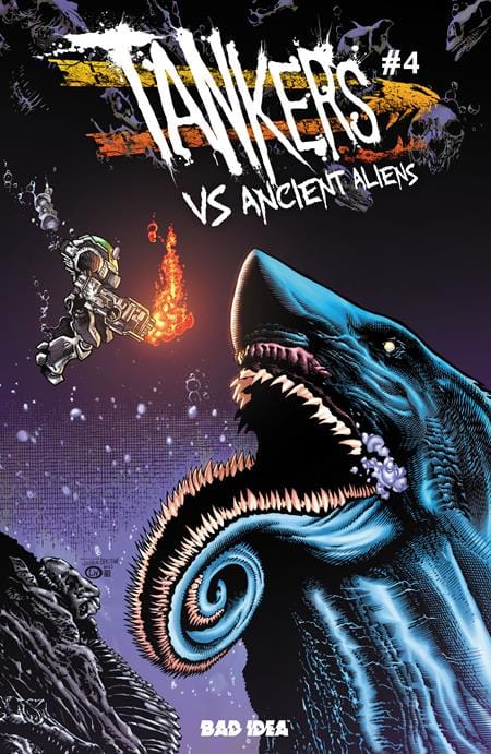 TANKERS VS ANCIENT ALIENS #4 (OF 4) CVR B JOSHUA DERSTINE & JOHN LIVESAY VAR (Release Date: 09/09/2026)
