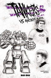 BAD IDEA Comic Books TANKERS VS ANCIENT ALIENS #5 (OF 5) CVR C JUAN JOSE RYP DESIGN VAR (Release Date: 10/28/2026) 85001727745805031 0826BD0662