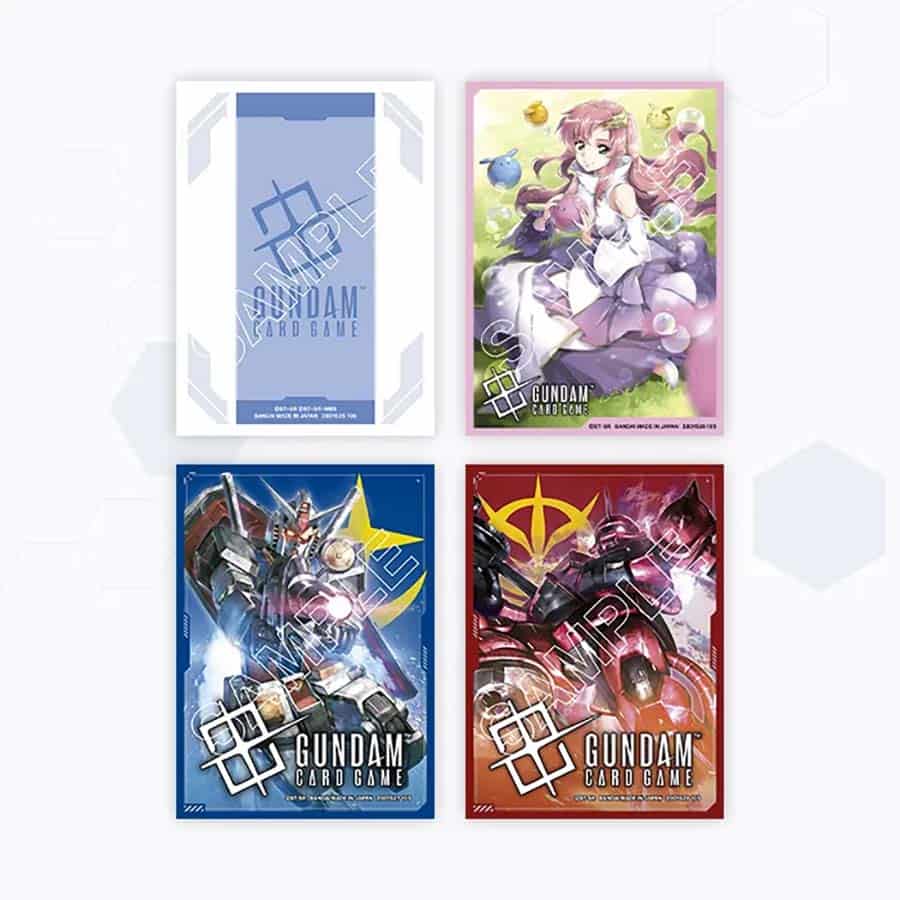Bandai Game Supplies > Card Sleeves GUNDAM CARD GAME: OFFICIAL CARD SLEEVE 01