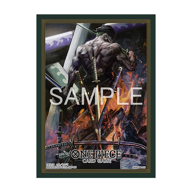 Bandai Game Supplies > Card Sleeves One Piece TCG Sleeves Set 14 - Roronoa Zoro 810158839410 OP-BJP9056871