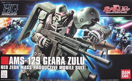 Bandai Model Kits > Gundams BANDAI: GUNDAM - HG AMS 129 GEARA ZULU HGUC MODEL KIT 4573102640888