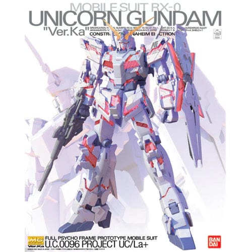 Bandai Model Kits > Gundams BANDAI: GUNDAM - MG UNICORN GUNDAM VER. KA MODEL KIT 4573102641311