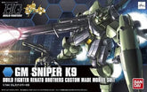 Bandai Model Kits > Gundams BANDAI: HG 10 GM SNIPER K9 GUNDAM BUILD FIGHTER MODEL KIT 4573102587909