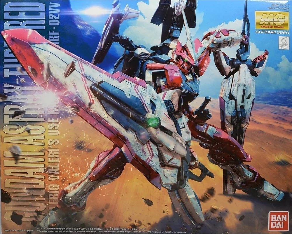 Bandai Model Kits > Gundams BANDAI:  MG GUNDAM ASTYRAY TURN RED GUNDAM SEED MODEL KIT 4573102635303