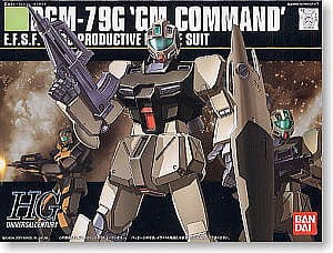 Bandai Model Kits > Gundams > High Grade Bandai: Gundam HGUC - 046 RGM-79G 'GM Command' 4573102573933 125299