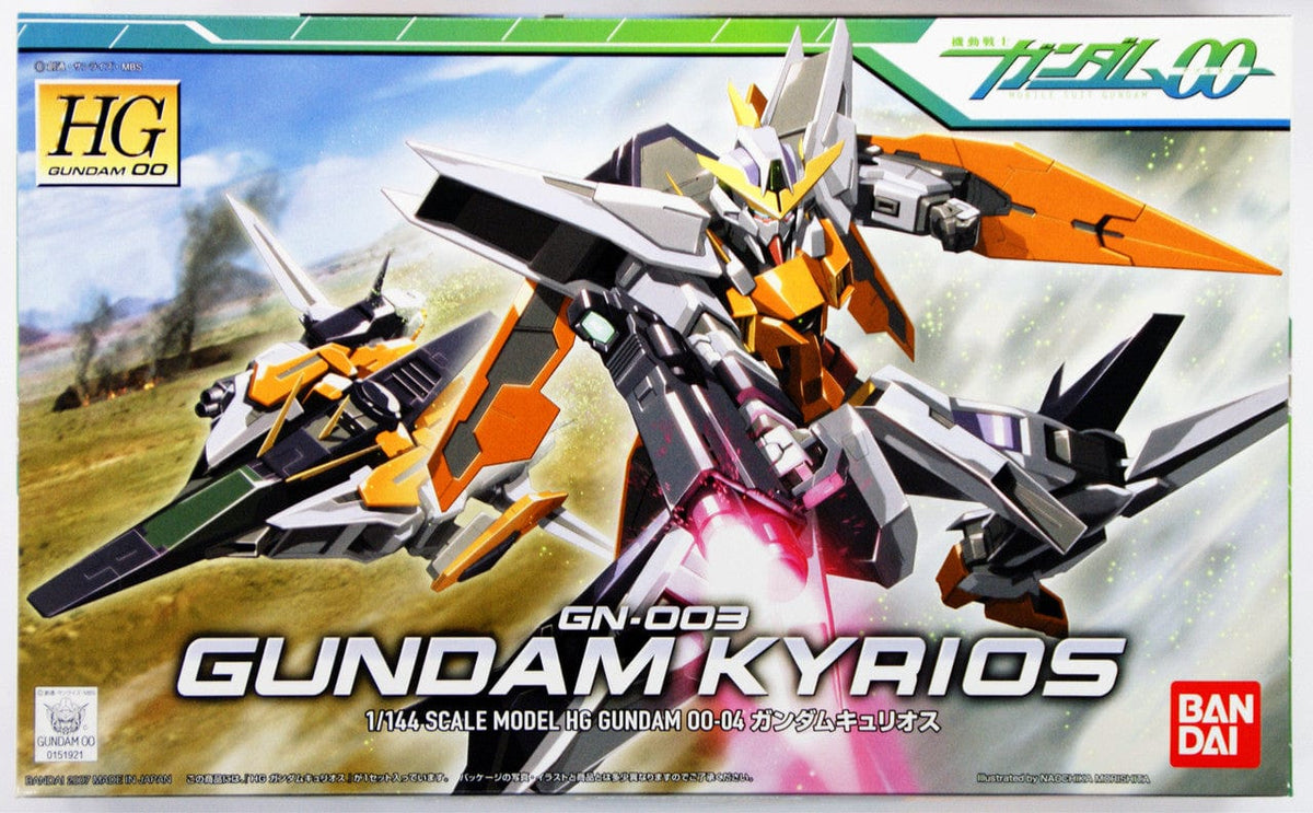 Bandai Model Kits > Gundams > High Grade Bandai: Gundam 00 HG - GN-003 Gundam Kyrios 4573102579287