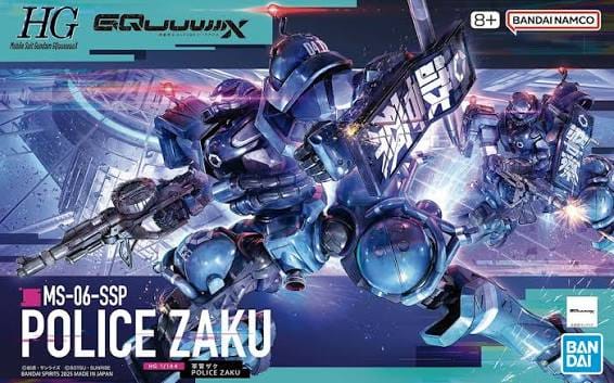 Bandai Model Kits > Gundams > High Grade Bandai: Gundam - GQ Police Zaku 1:144 HG 4573102685667 BAN/2759290