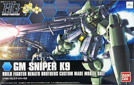 Bandai Model Kits > Gundams > High Grade Bandai: Gundam - HG 10 GM Sniper K9 Build Fighter 4573102587909 BAN/2221162