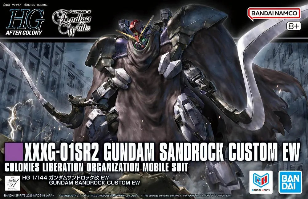 Bandai Model Kits > Gundams > High Grade Bandai: Gundam - HG After Colony: Endless Waltz: XXXG-01SR2 Gundam Sandrock Custom EW 4573102725424 BAN2825327
