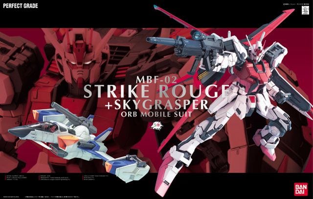 Bandai: Gundam - PG Strike Rouge + Skygrasper Gundam Seed