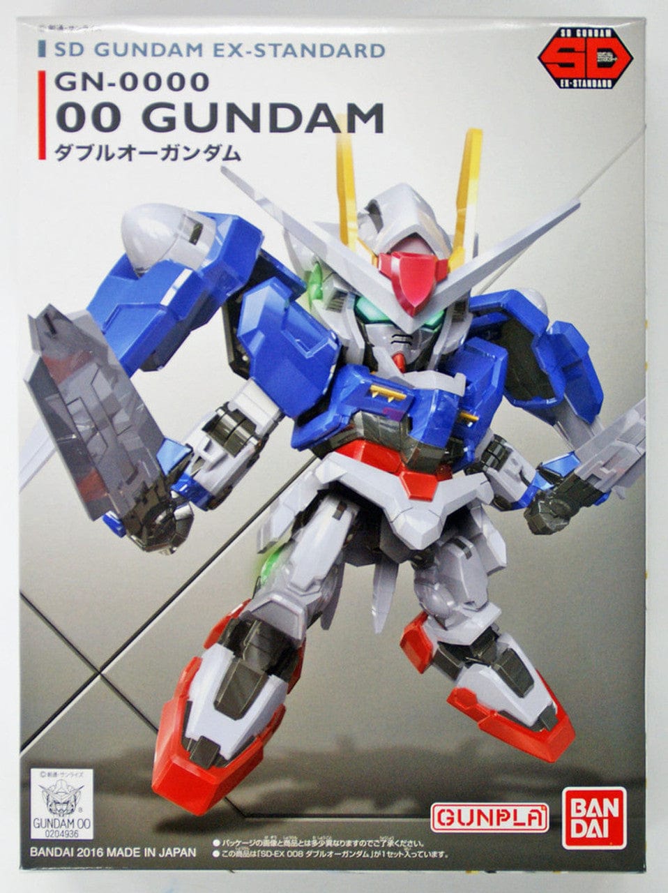 Bandai Model Kits > Gundams > SD Bandai: Gundam - 00 Gundam SD EX-STANDARD 4573102579959 BAN 2313179