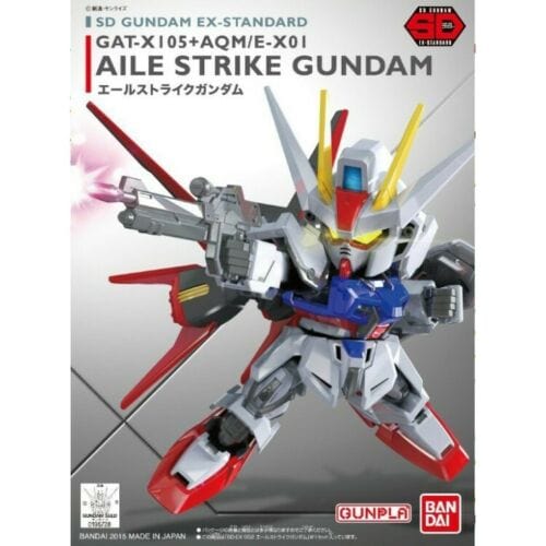 Bandai Model Kits > Gundams > SD Bandai: Gundam - Aile Strike Gundam Seed SD 4573102575982 BAN 2304002