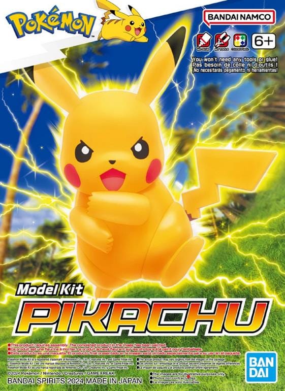 Bandai Model Kits > Other Model Kits Bandai - Pikachu Pokemon Kit 4573102665508 BAN/2730219