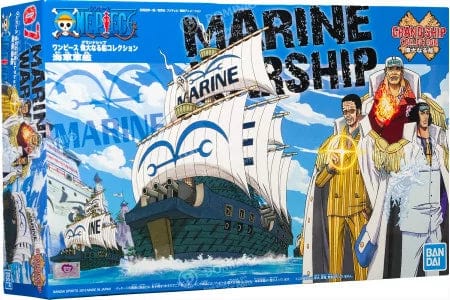 Bandai Model Kits > Other Model Kits Bandai: Plastic Model Kit - 07 Marine Warship (One Piece, Grand Ship Collection) 4573102556196 BAN 2203040