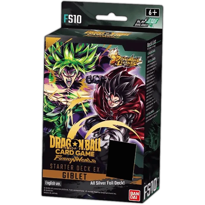 Bandai Tabletop Games > Trading Card Games Dragon Ball Super: Fusion World TCG - Giblet Starter Deck 810158832725 BAN 2795850