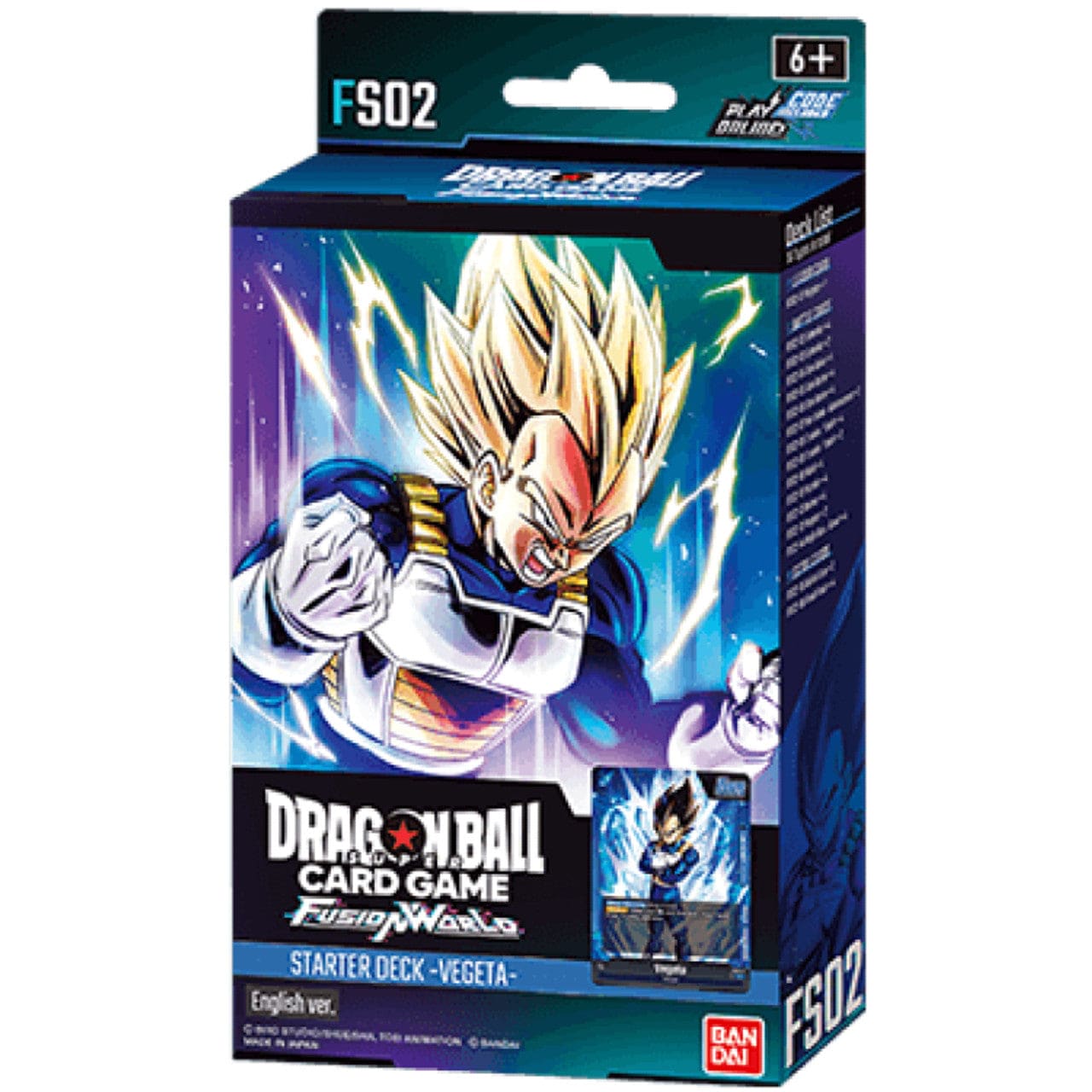 Bandai Tabletop Games > Trading Card Games Dragon Ball Super TCG: Fusion World - Starter Deck, Vegeta 810059784154 BAN 2710079