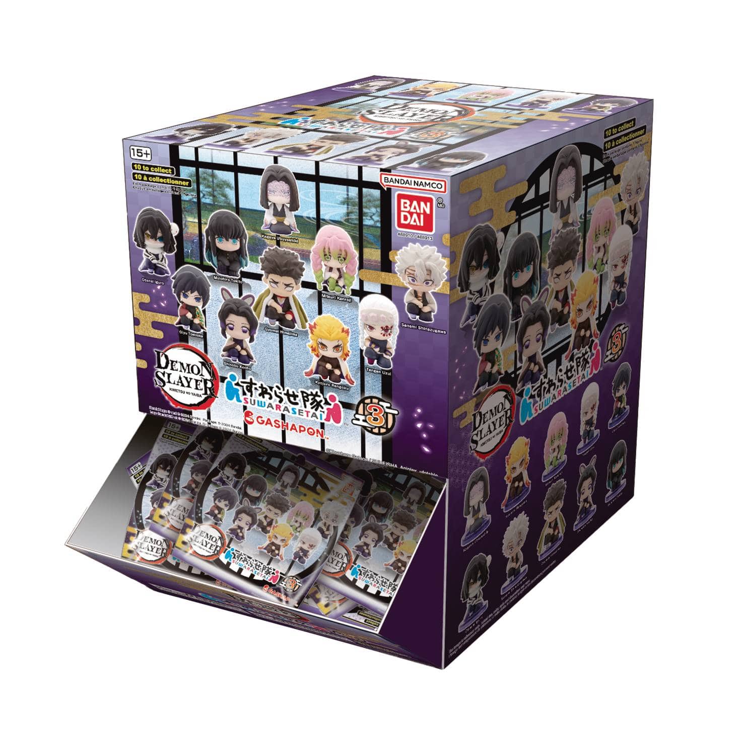 Bandai Toys > Blind Boxes BANDAI: DEMON SLAYER BLIND BOX PACKS - SERIES 3 FIGURE 045557889135 STL343364