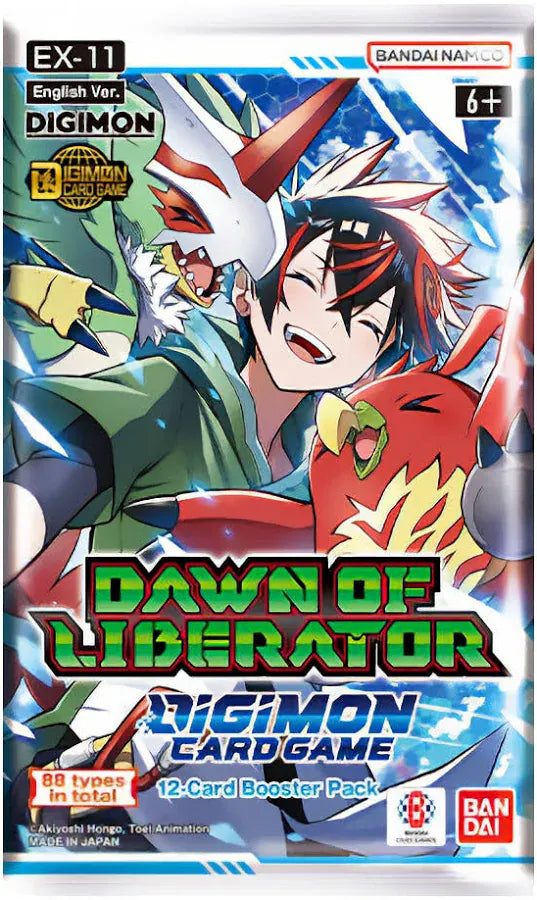Bandai Trading Card Games Digimon Card Game: Dawn of Liberator (EX-11) Booster Pack 810158836181 BJP2820795-1