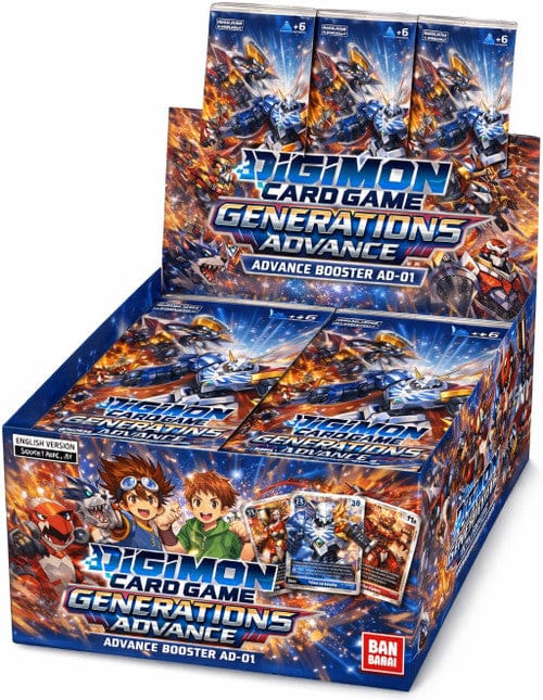 Bandai Trading Card Games Digimon Card Game: Digimon Generations Advanced Booster (AD-01) 810199500270 BJP2848522