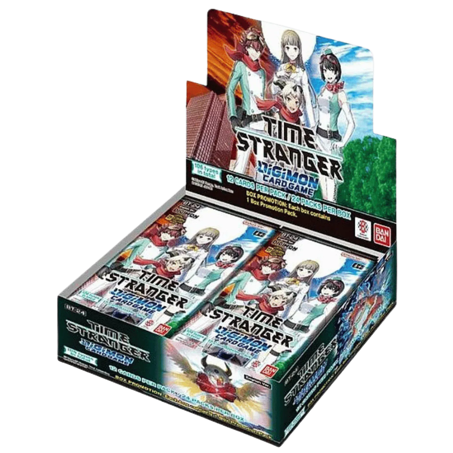 Bandai Trading Card Games Digimon Card Game: Time Stanger Booster Box (BT-24) 810158835429 BJP2816149
