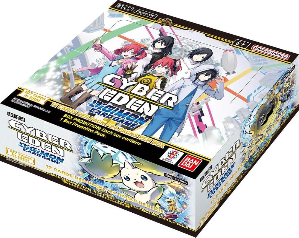 Bandai Trading Card Games Digimon TCG: Cyber Eden Booster Box (BT-22) 810158832565 BAN 2795845