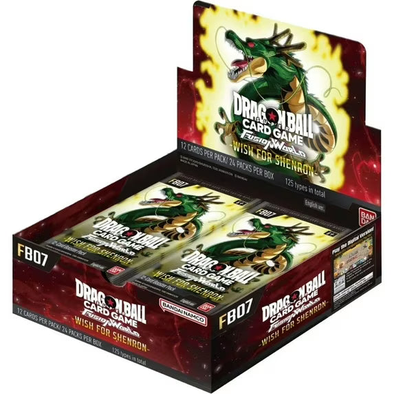 Bandai Trading Card Games > Dragon Ball Fusion World DRAGON BALL SUPER TCG: FUSION WORLD 07 BOOSTER BOX: WISH FOR SHENRON [FB07] 810158834491 810158834491
