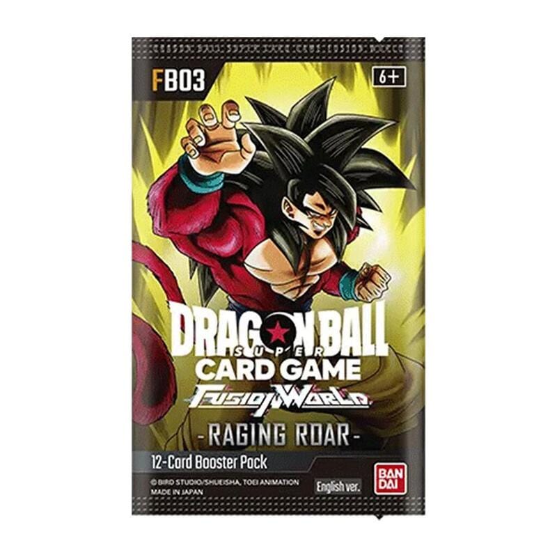 Bandai Trading Card Games Dragon Ball Super Fusion World TCG: Raging Roar Booster Pack [FB03] 810059786516 BAN 2741327