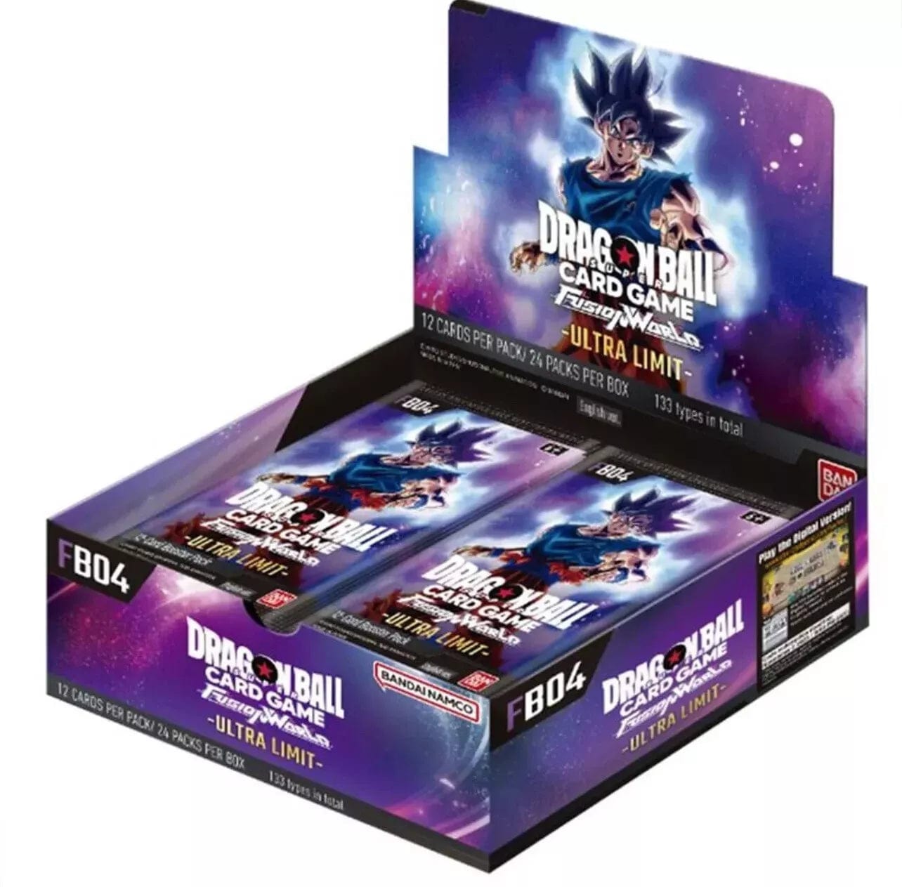 Bandai Trading Card Games Dragon Ball Super Fusion World TCG: Set 04 Booster Box [FB04] 810059787407 BAN 2746343