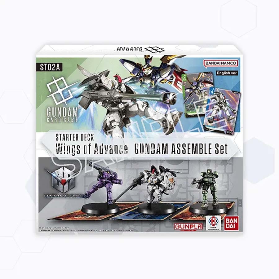 Bandai Trading Card Games ST02A - Wings of Advance Gundam Card Game: Gundam Assemble Starter Set [ST01A-ST04A] 810158833289 BJP2800367
