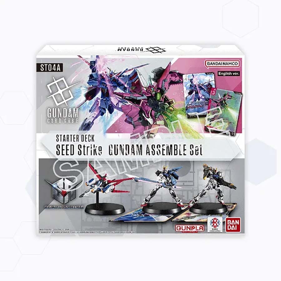 Bandai Trading Card Games ST04A - SEED Strike Gundam Card Game: Gundam Assemble Starter Set [ST01A-ST04A] 810158833340 BJP2800369