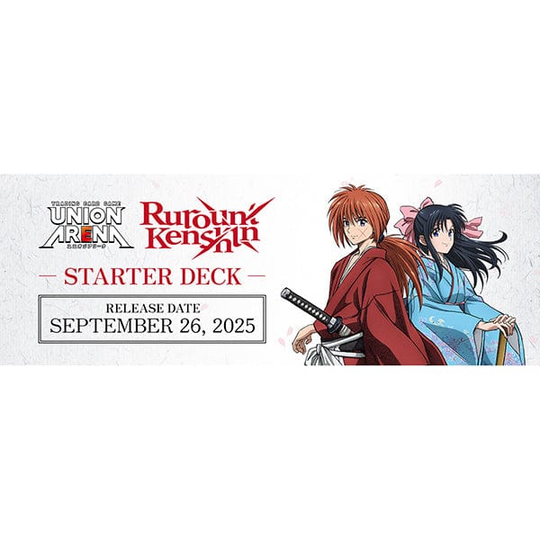 Bandai Trading Card Games > Union Arena Union Arena: Rurouni Kenshin Starter Deck [U16ST] 810158833937 BAN2802223
