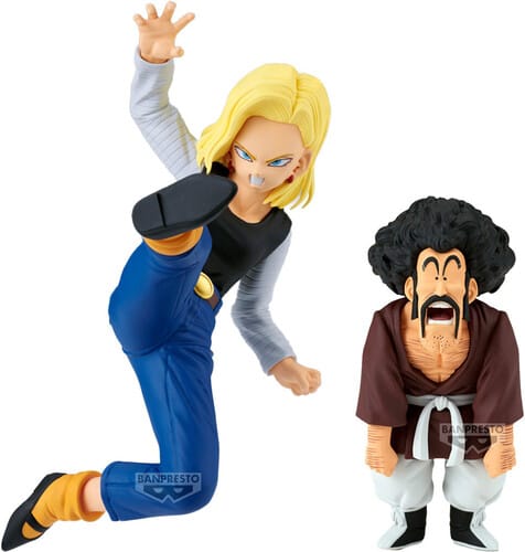 Banpresto Toys > Statues > Anime Banpresto: Dragon Ball Z - Android 18 vs. Mr. Satan Statue (Match Makers) 4573102696458 BP-69645